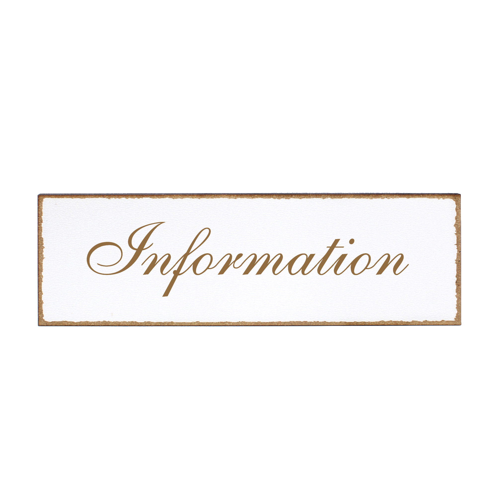 Deko Türschild - Information - Schild 150 x 50 mm - Schilder Türschilder