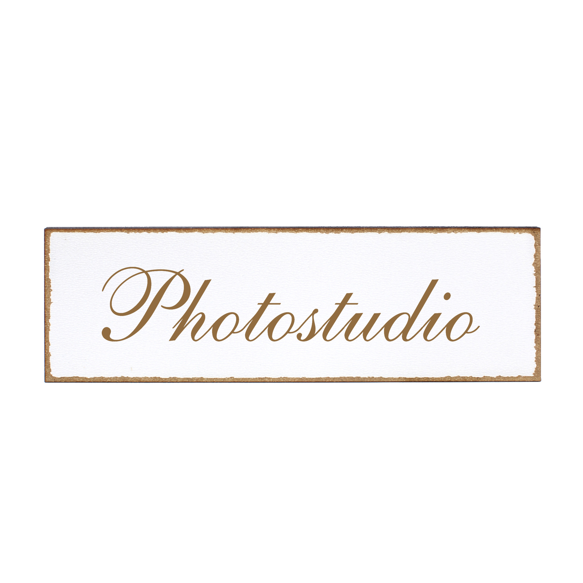Deko Türschild - Photostudio - Schild 150 x 50 mm - Schilder Türschilder
