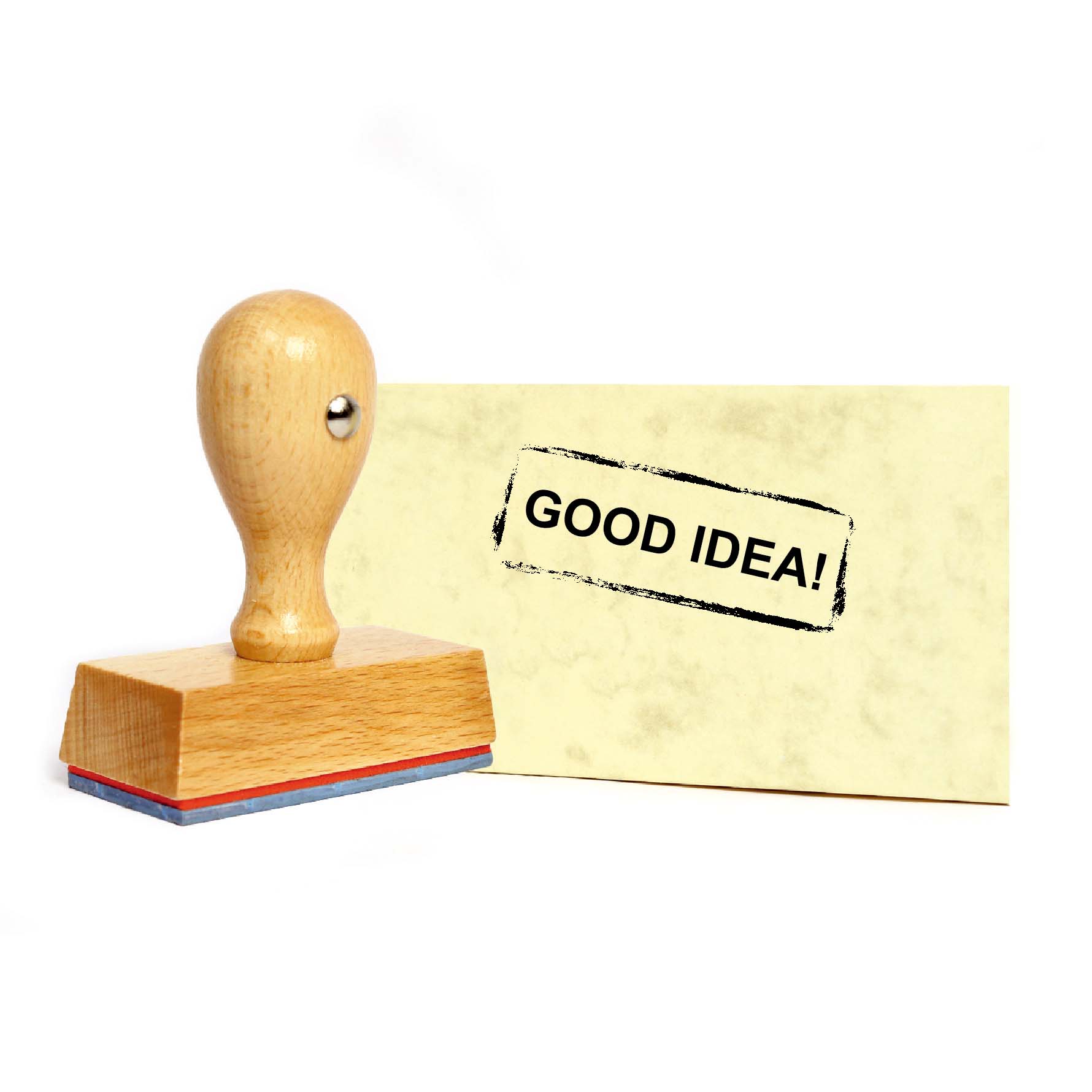 Lehrerstempel Stempel GOOD IDEA Schulstempel Englisch Motivation Bewertung Bürostempel 49 x 19 mm