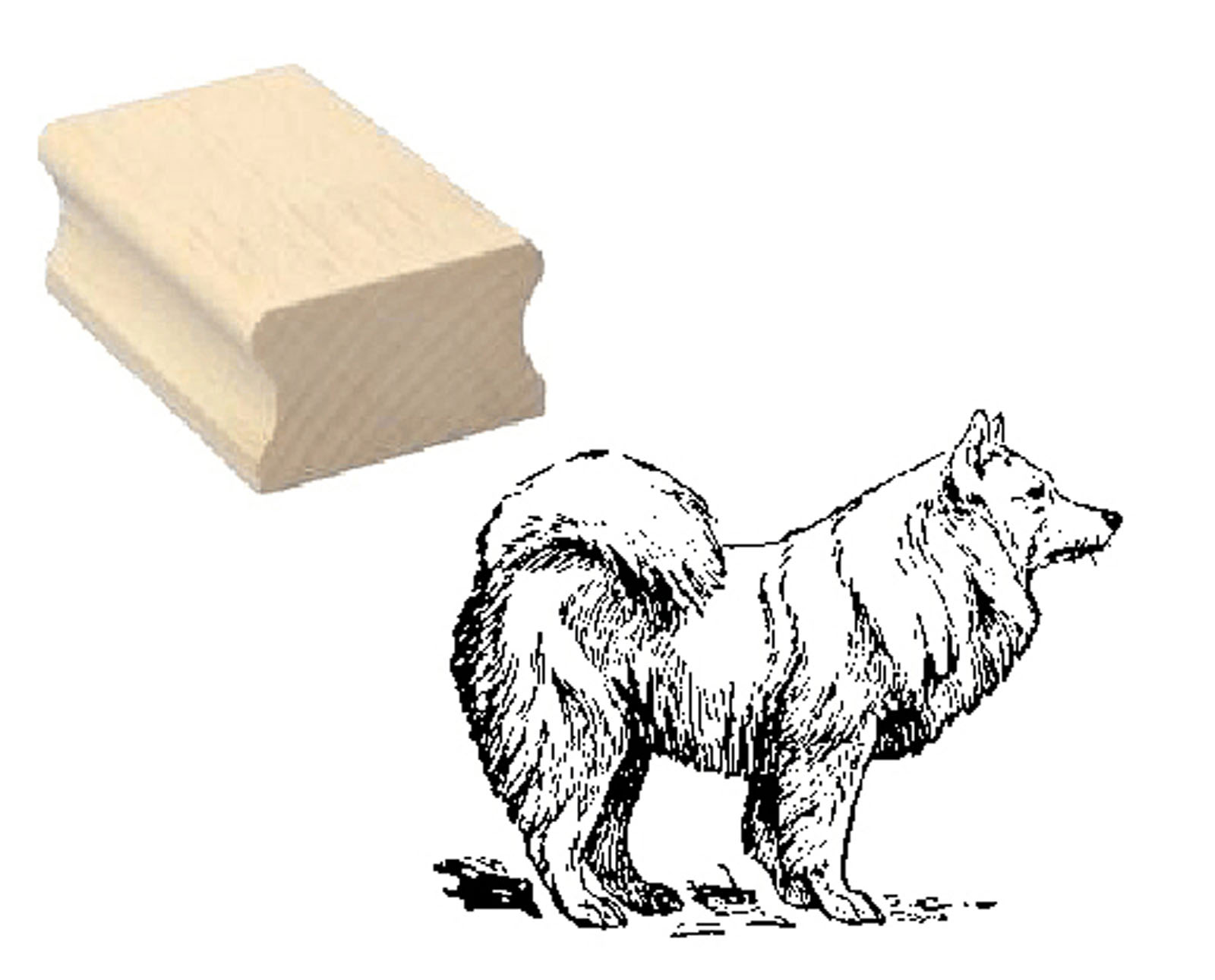 Motivstempel « SPITZ » Hund