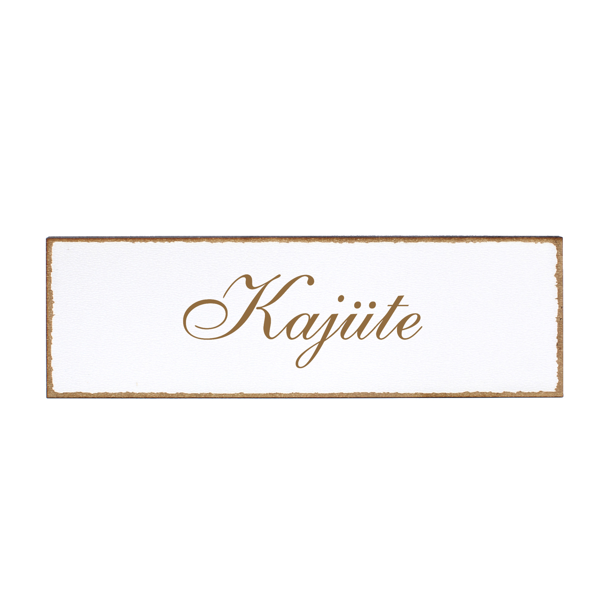 Deko Türschild - Kajüte - Schild 150 x 50 mm - Schilder Türschilder