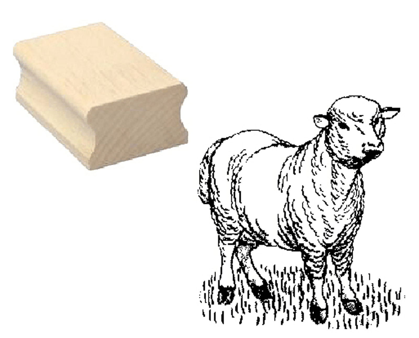 Motivstempel « Schaf 01 »