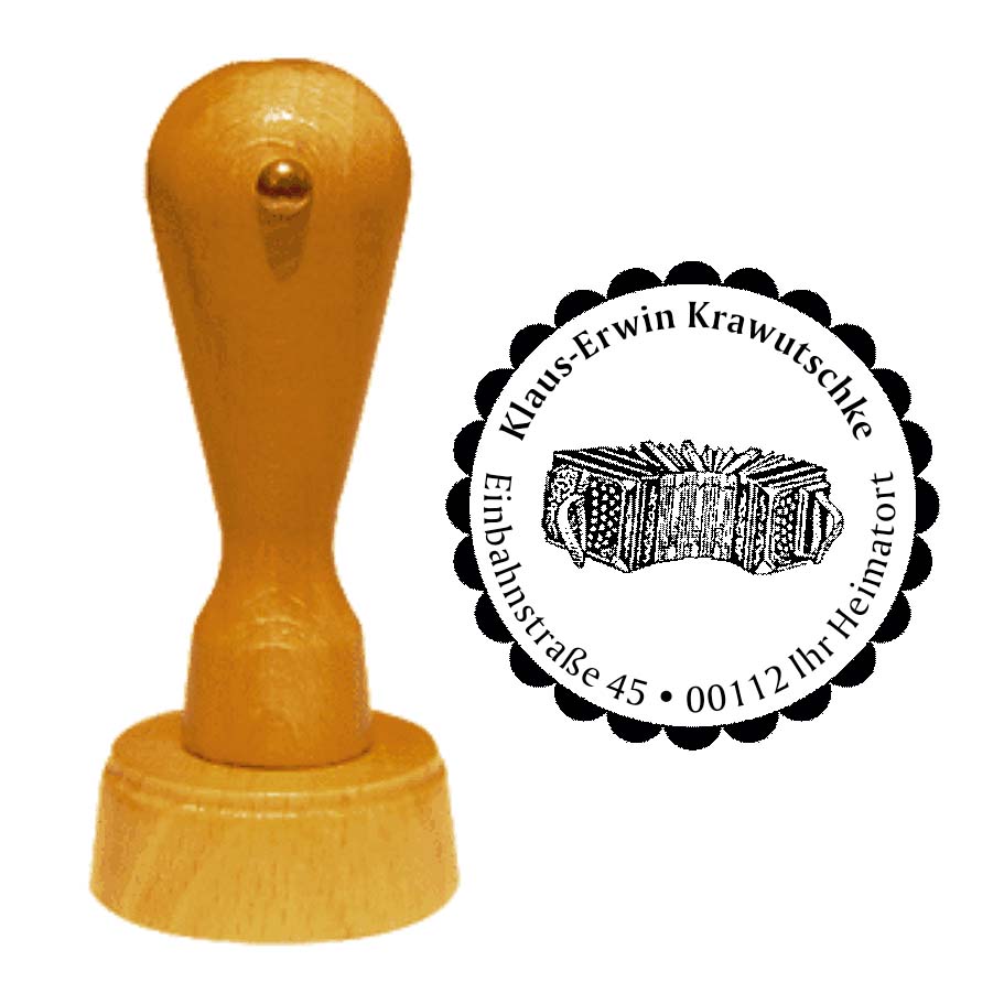 Adressenstempel « BANDONEON »