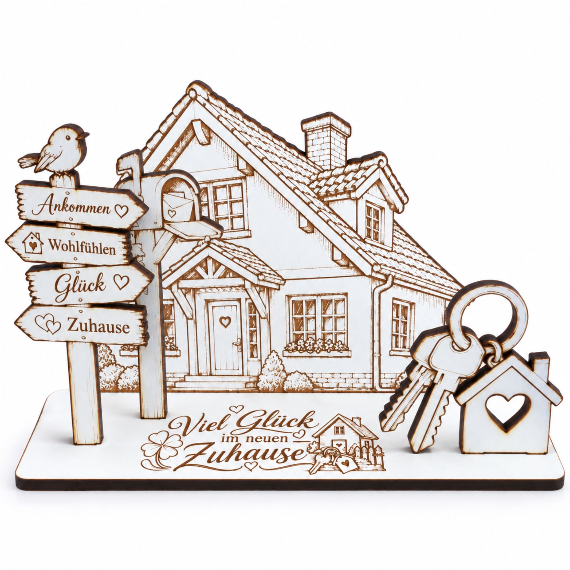 Einzug Geldgeschenk Geschenk zum Einzug Haus & Wohnung 14x9cm