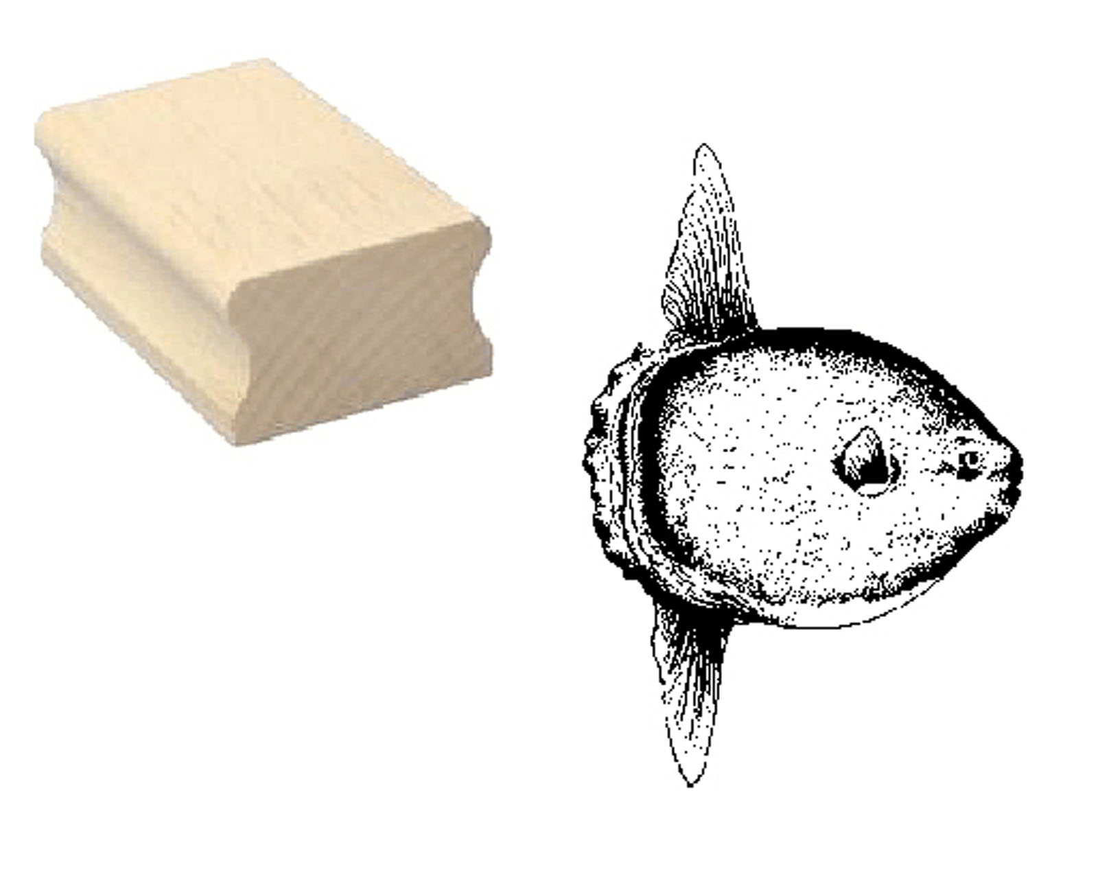 Motivstempel « Mondfisch »