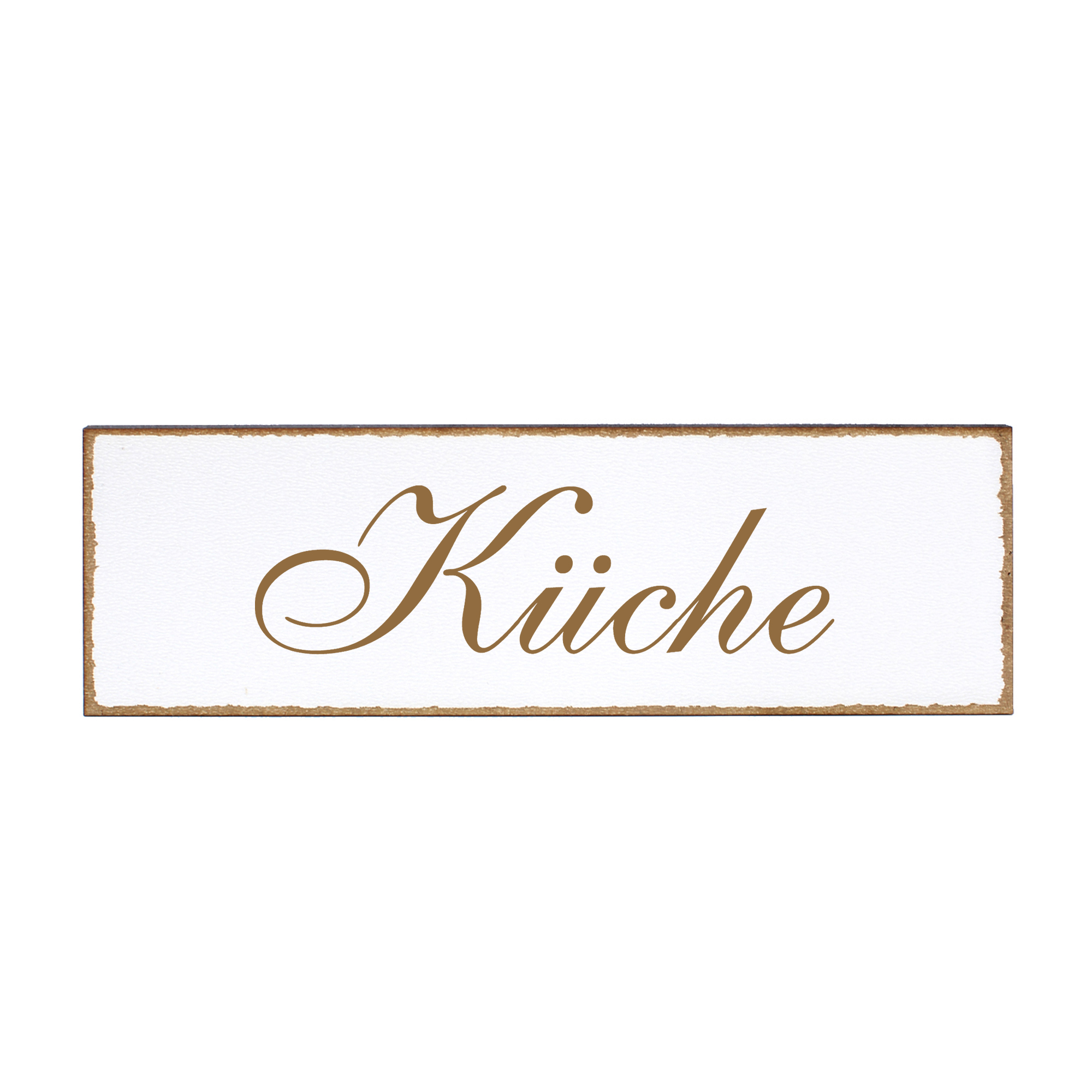 Deko Türschild - Küche - Schild 150 x 50 mm - Schilder Türschilder