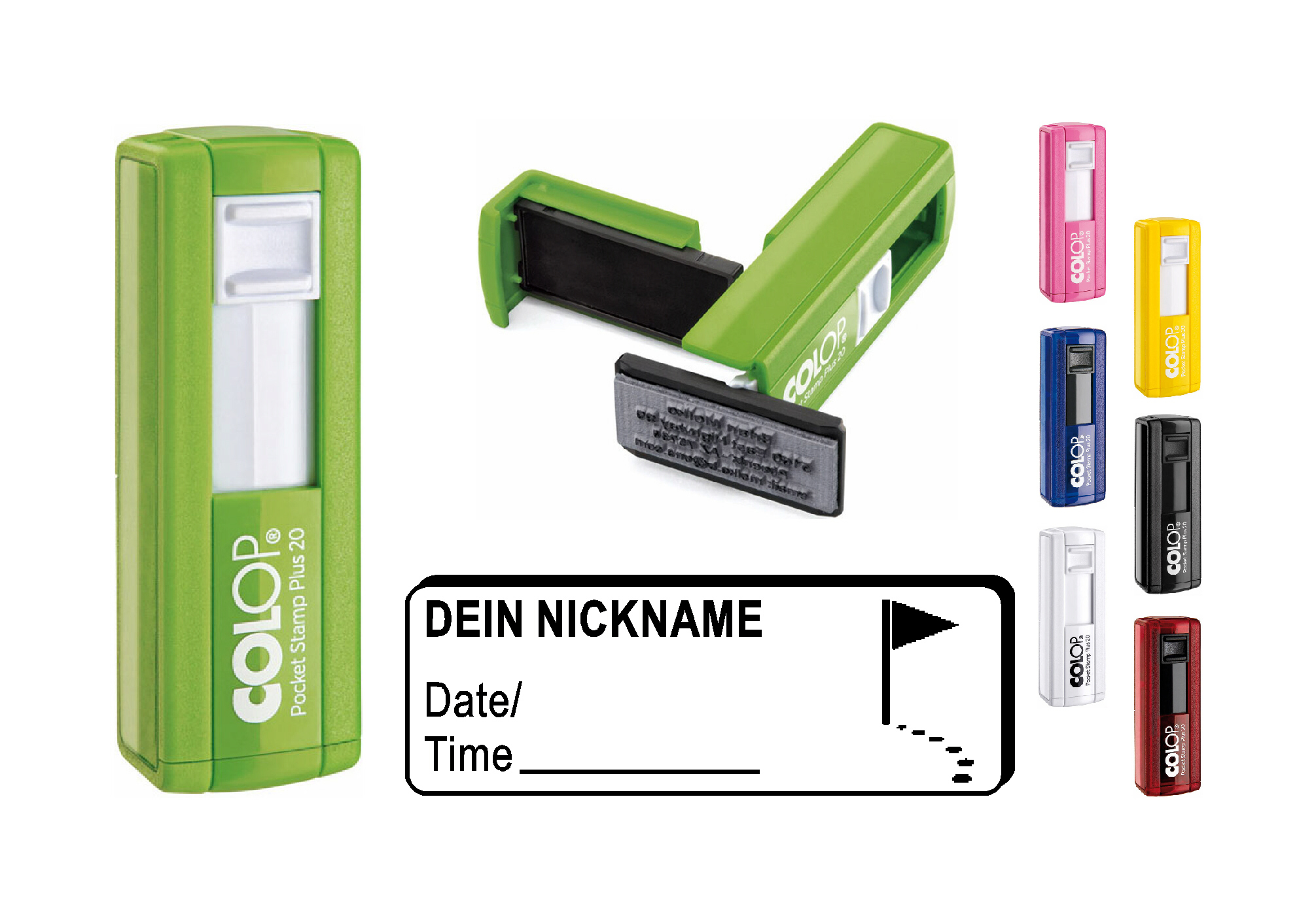 Geocachingstempel « Fahne »