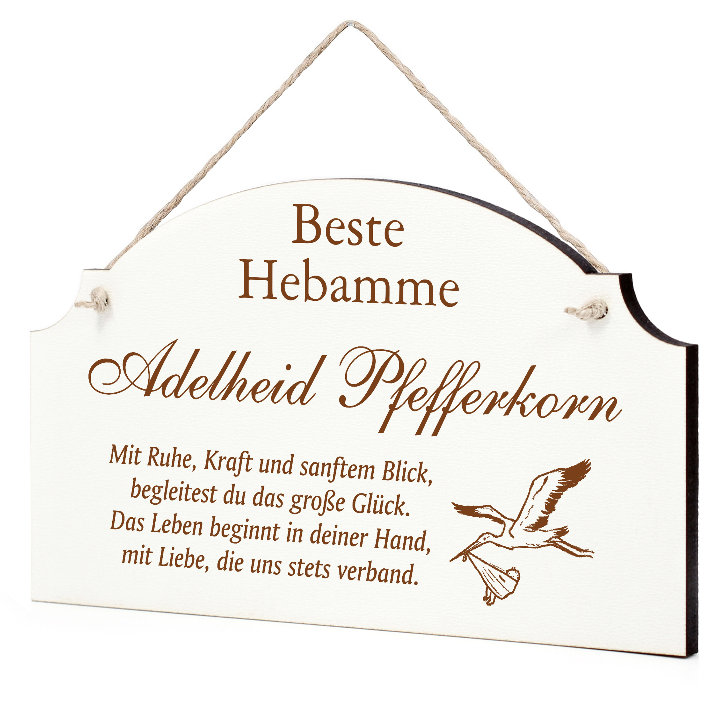 Schild Bester Geburtshelfer Beste Hebamme Geschenk - lustige Geschenke in 3 Größen zum Geburtstag