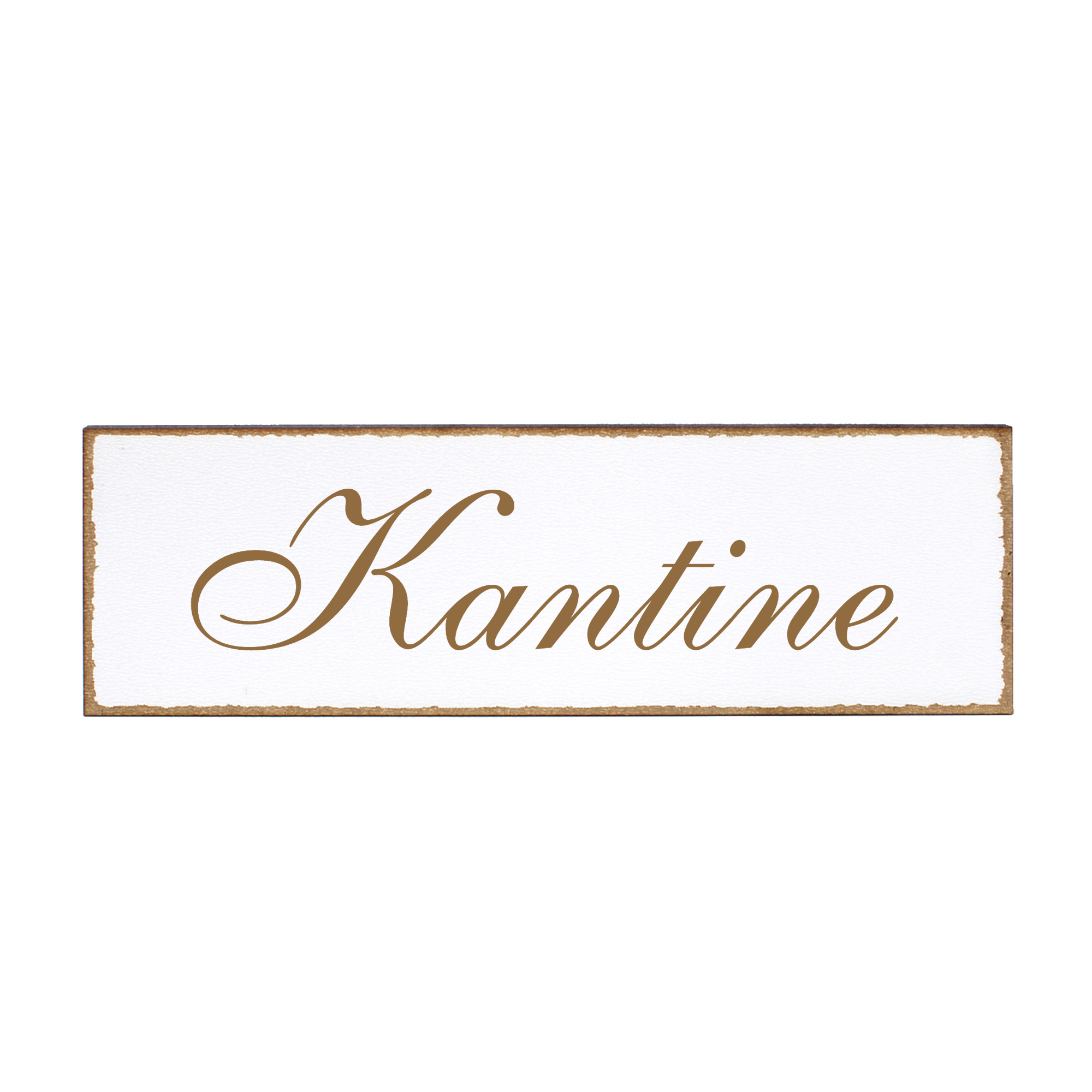 Deko Türschild - Kantine - Schild 150 x 50 mm - Schilder Türschilder