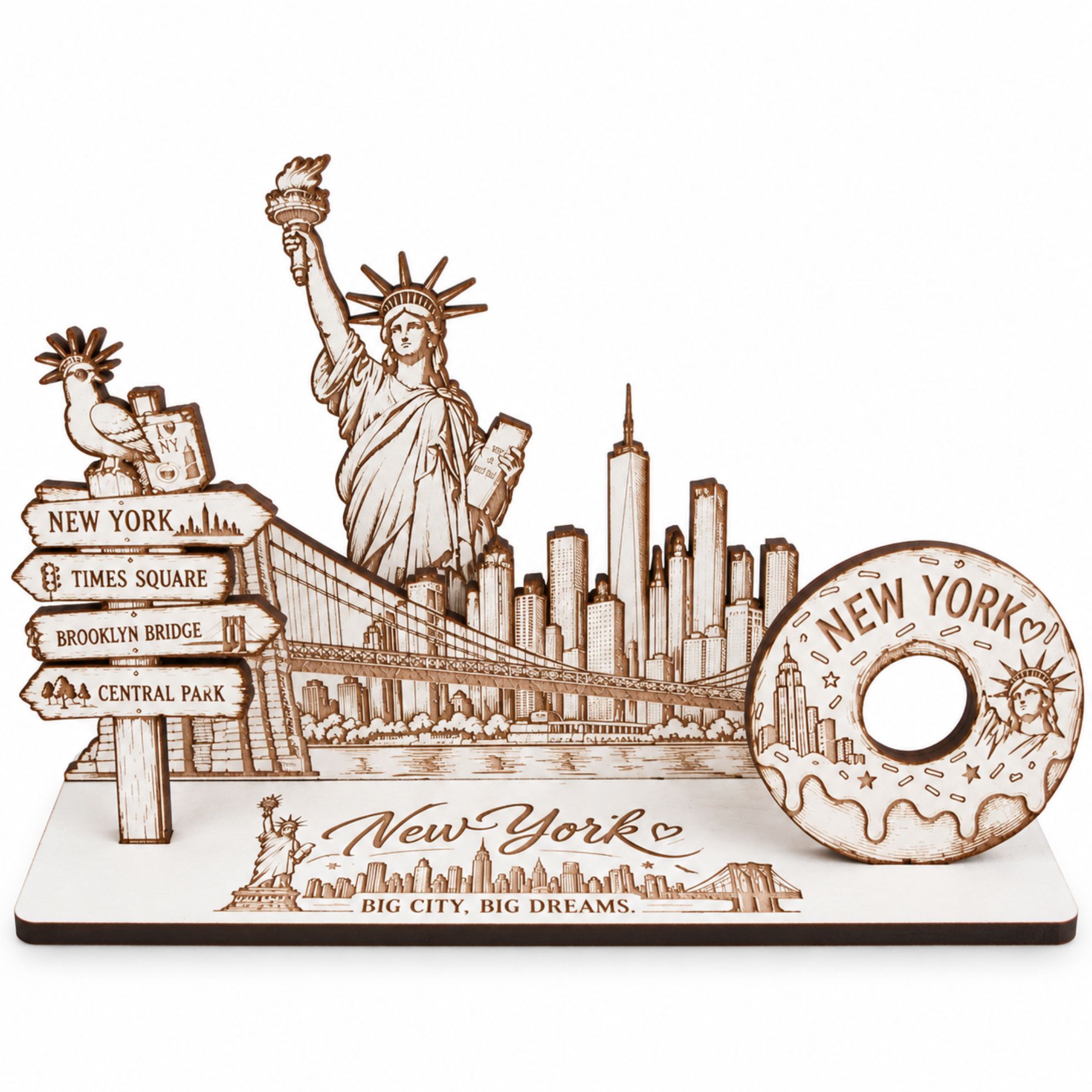 New York Geldgeschenk USA Reise Städtetrip Urlaub 14x8cm