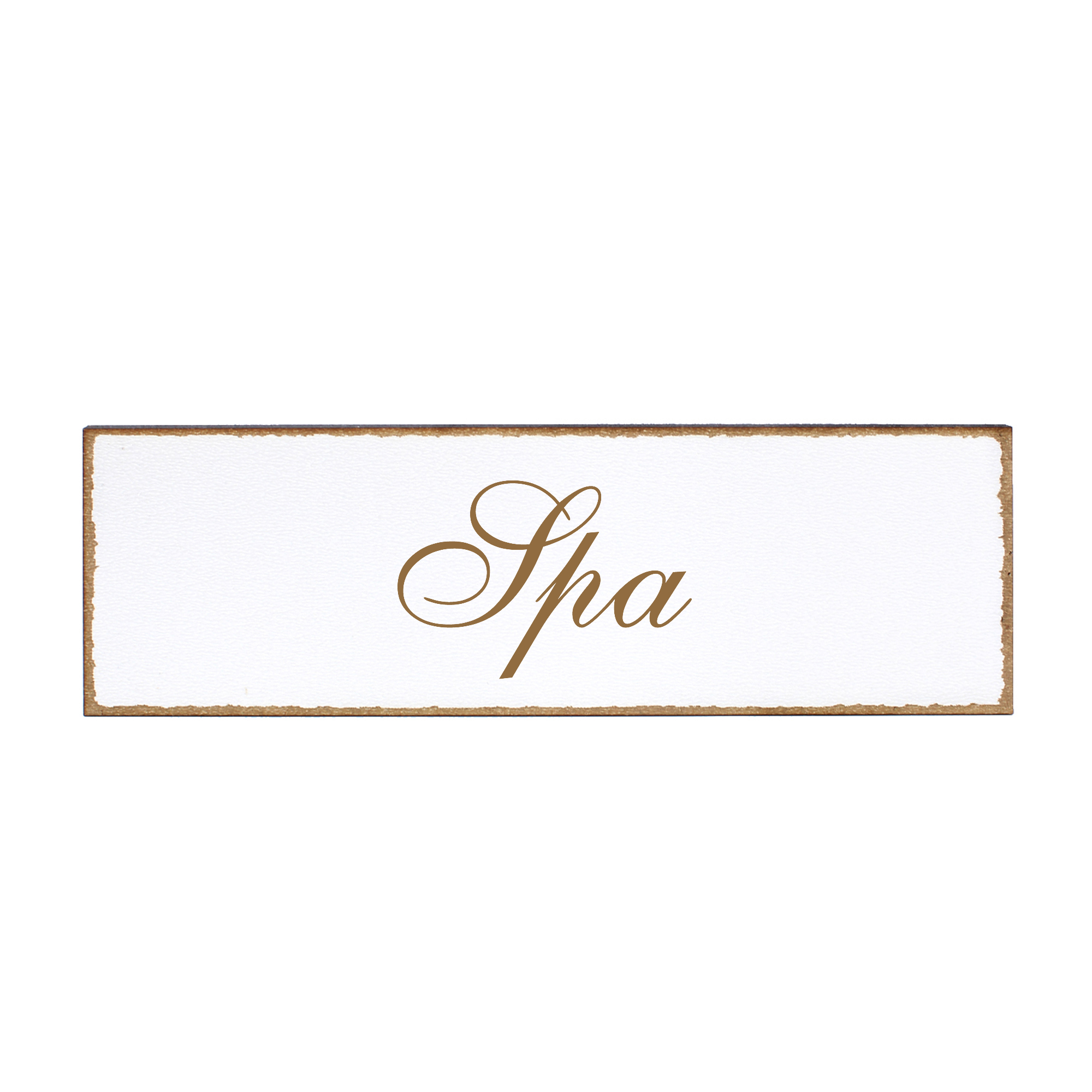 Deko Türschild - Spa - Schild 150 x 50 mm - Schilder Türschilder