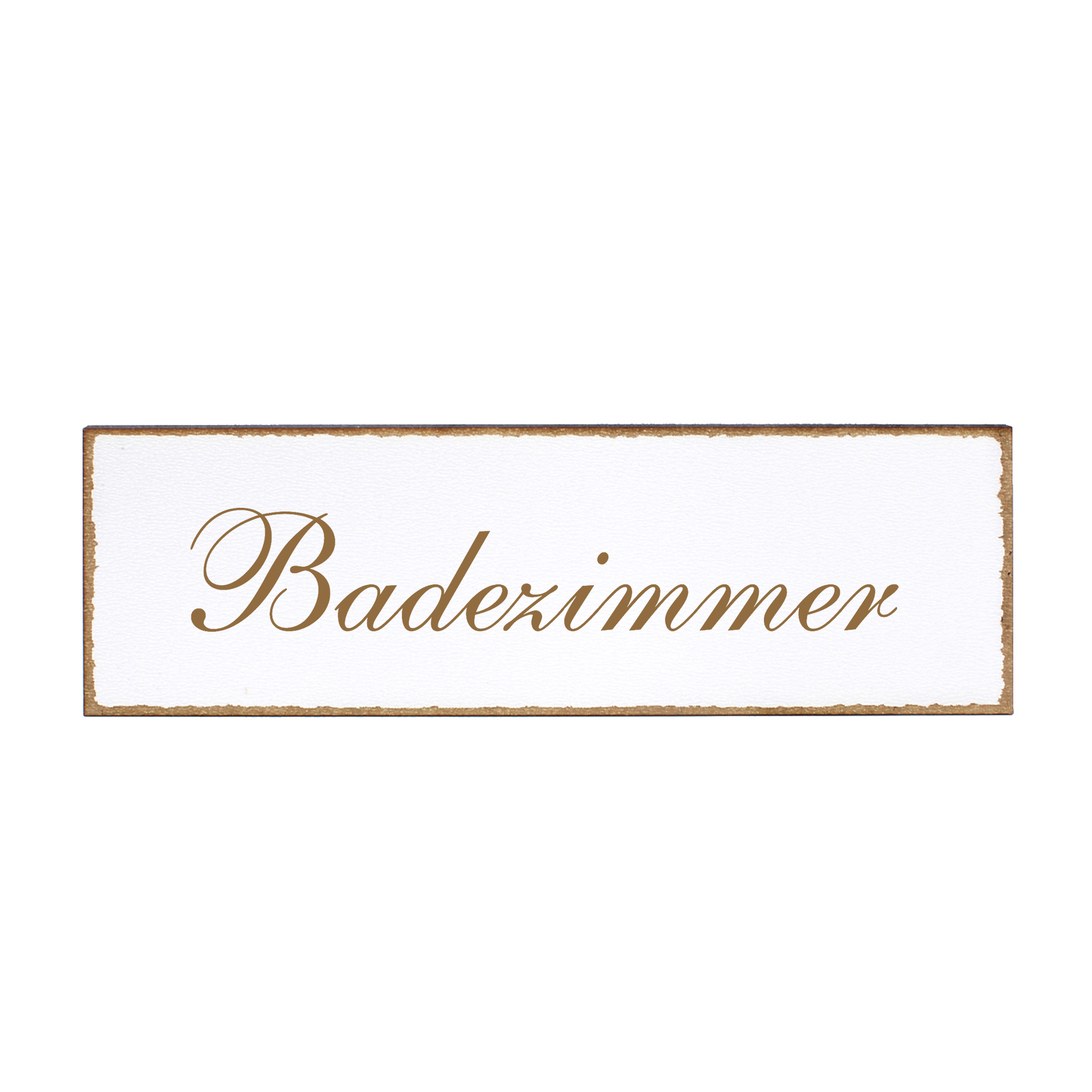 Deko Türschild - Badezimmer - Schild 150 x 50 mm - Schilder Türschilder