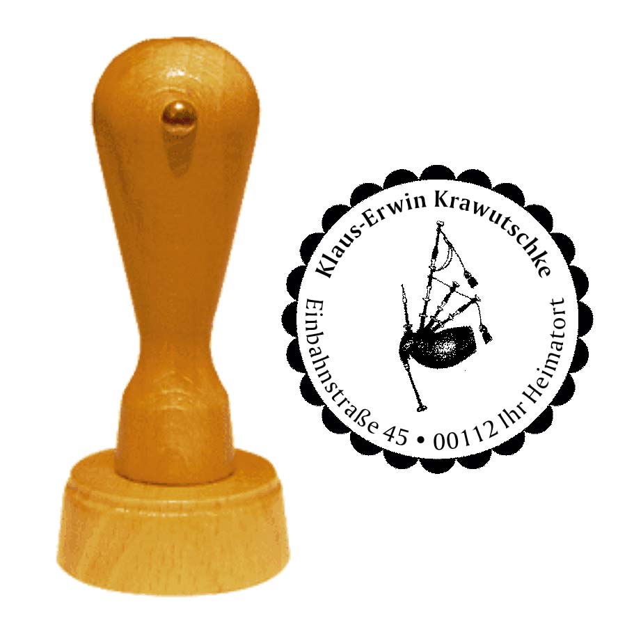 Adressenstempel « DUDELSACK »