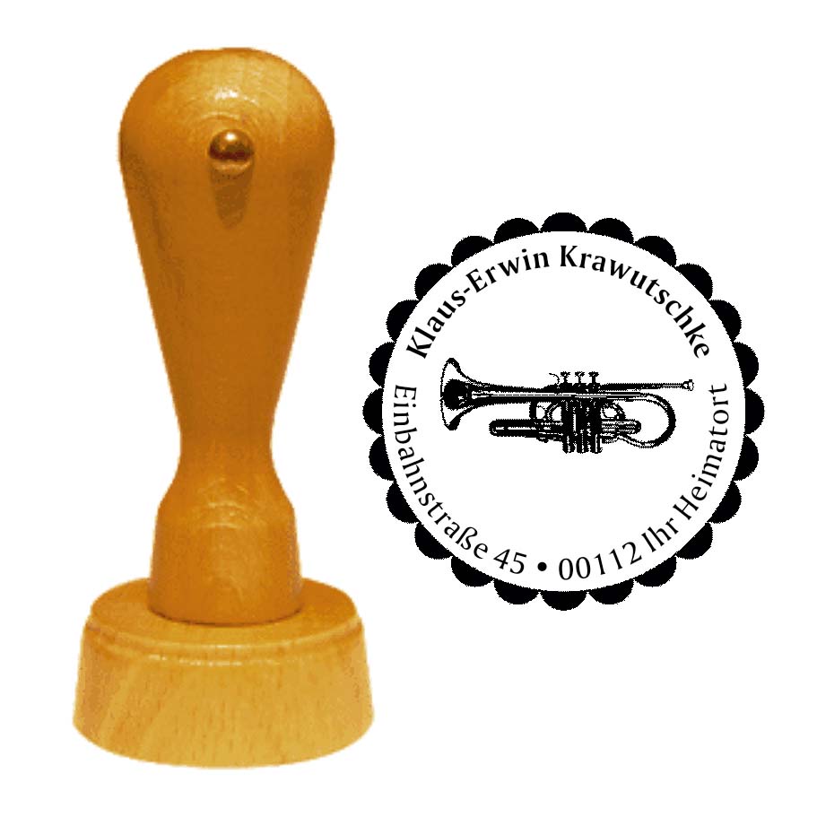Adressenstempel « KORNETT »