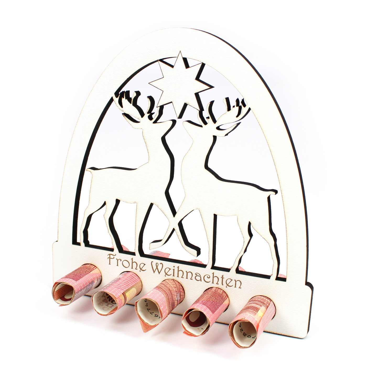 Geschenk Weihnachten Rentier Geldgeschenk