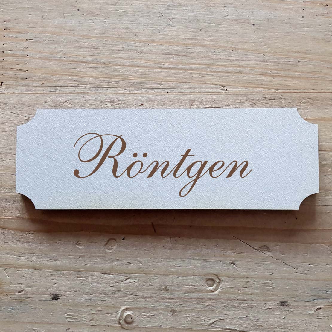 Selbstklebendes Schild « Röntgen »