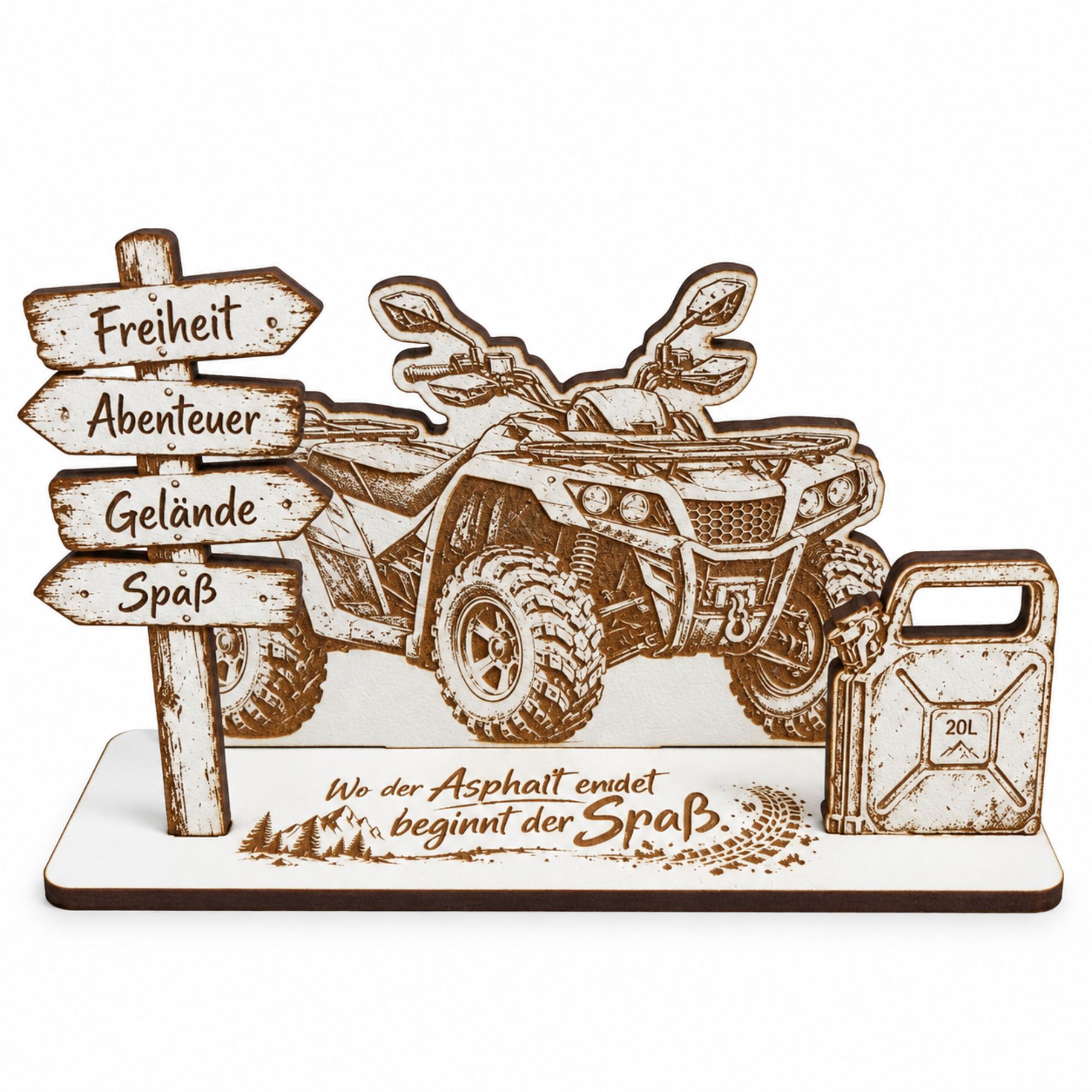 Quad Geldgeschenk Quadfahrer Geschenk für Quad-Fans 14 x 8 cm