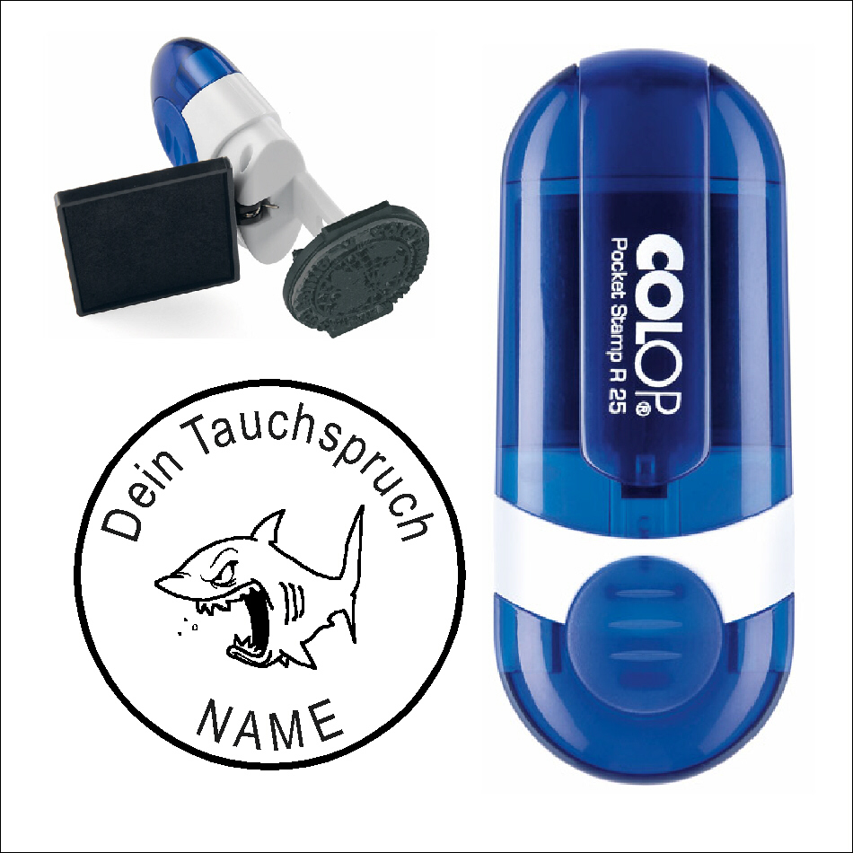 Taucherstempel « Hai 3 »