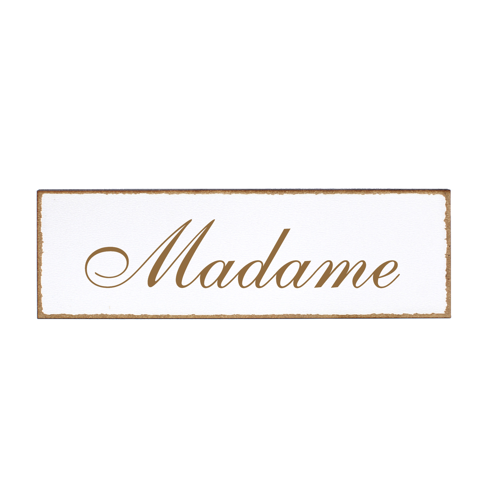 Deko Türschild - Madame - Schild 150 x 50 mm - Schilder Türschilder