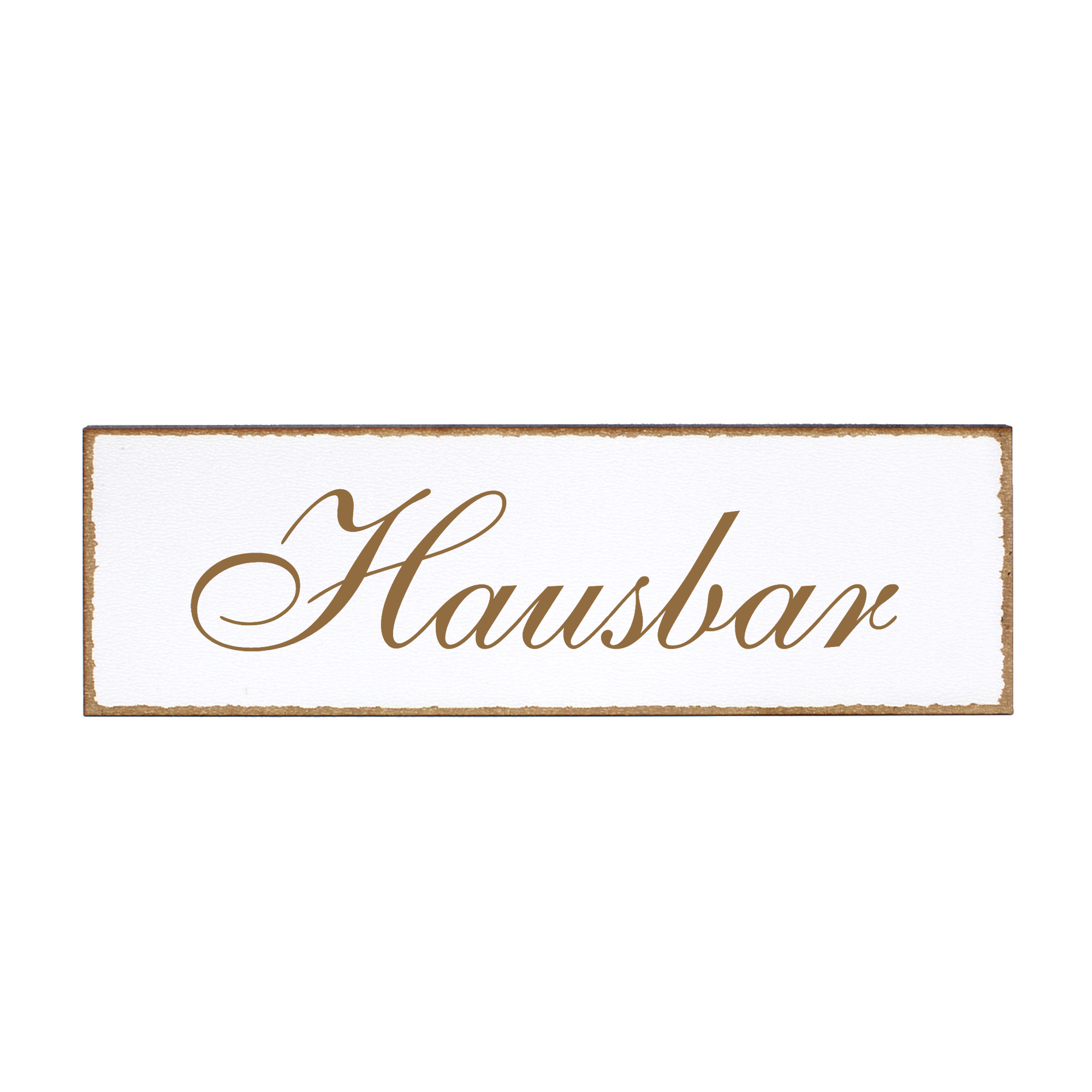 Deko Türschild - Hausbar - Schild 150 x 50 mm - Schilder Türschilder