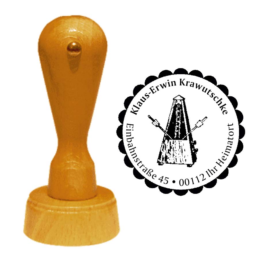 Adressenstempel « METRONOM »