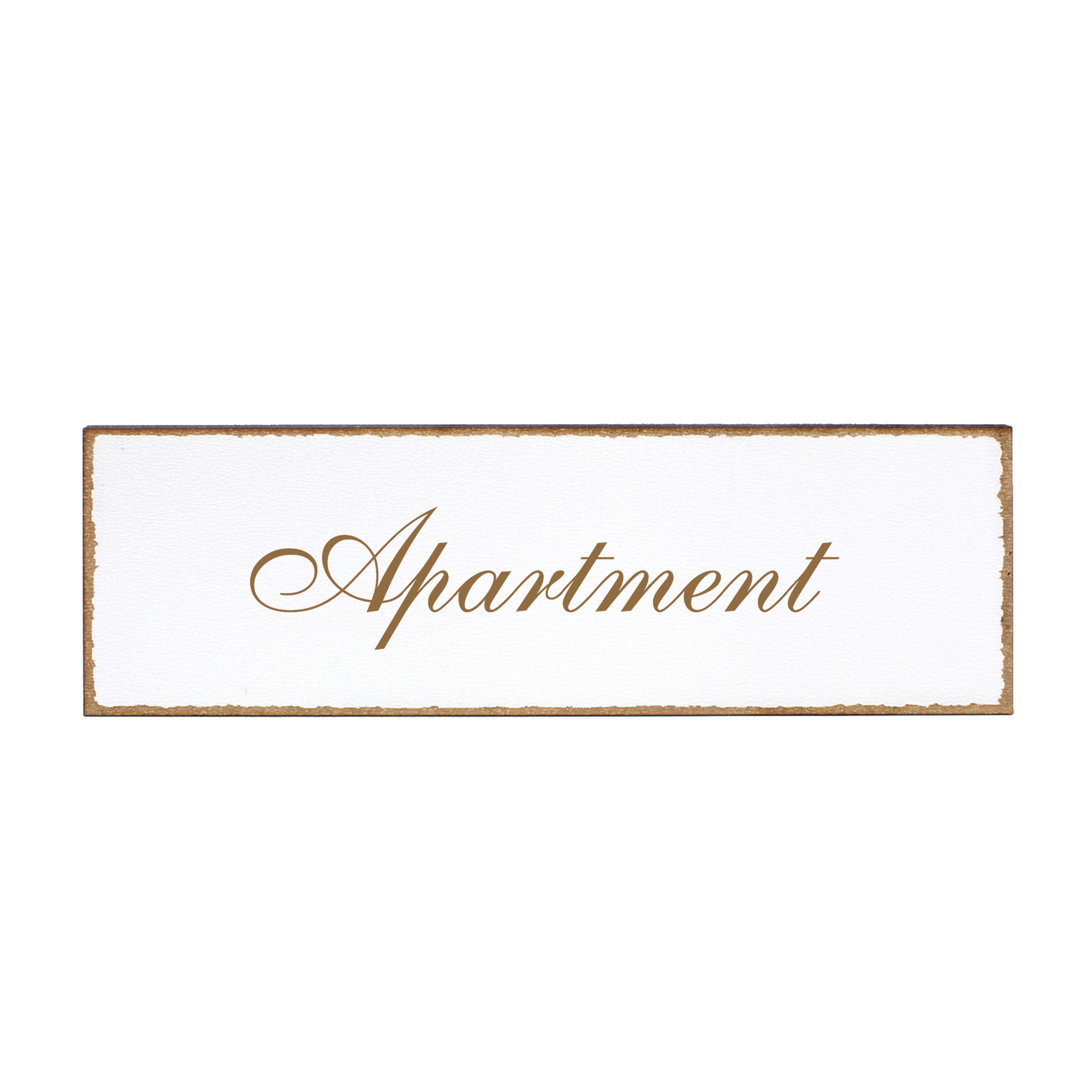 Deko Türschild - Apartment - Schild 150 x 50 mm - Schilder Türschilder