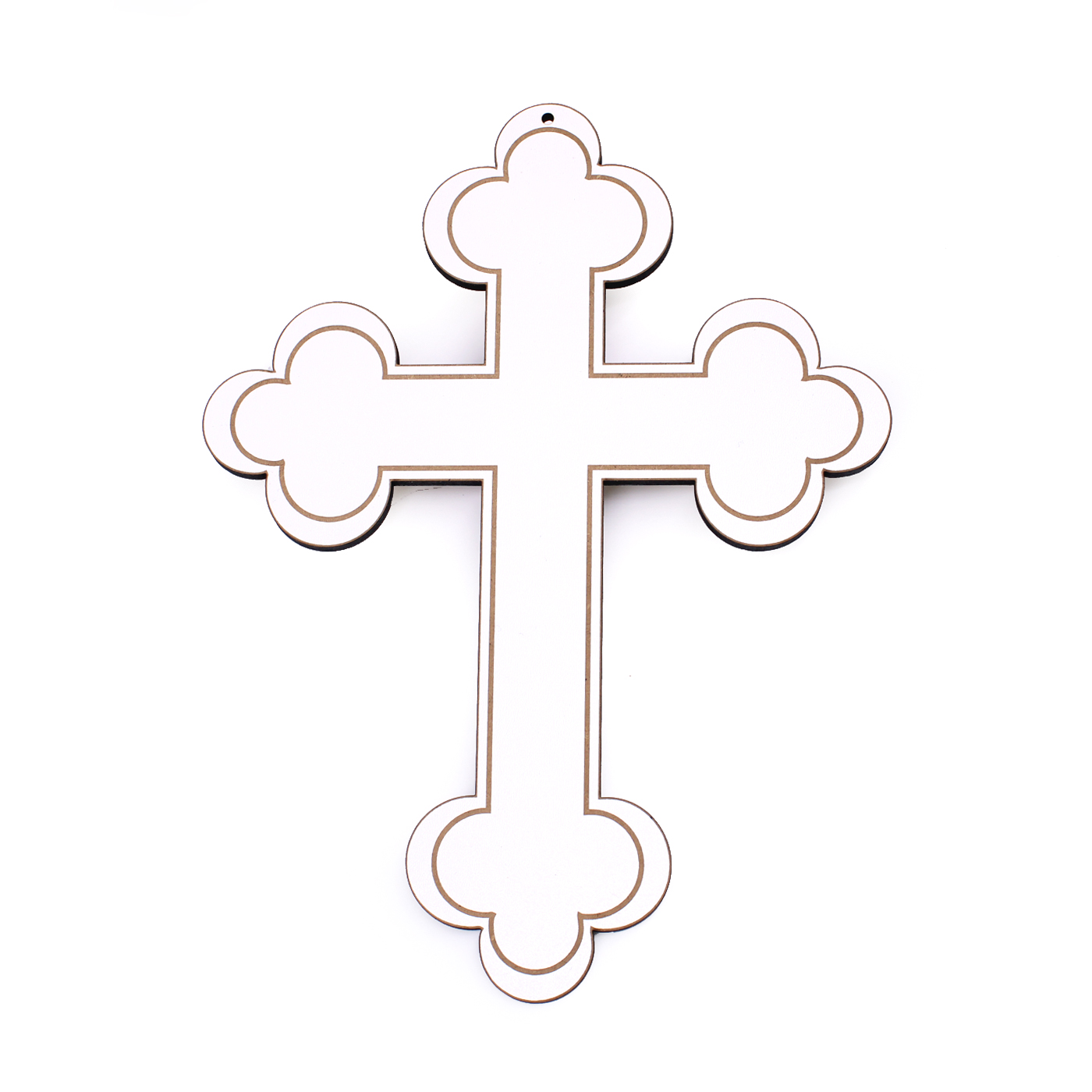 Holzkreuz Vintage Kreuz weiß Kruzifix Wandkreuz schlicht aus Holz