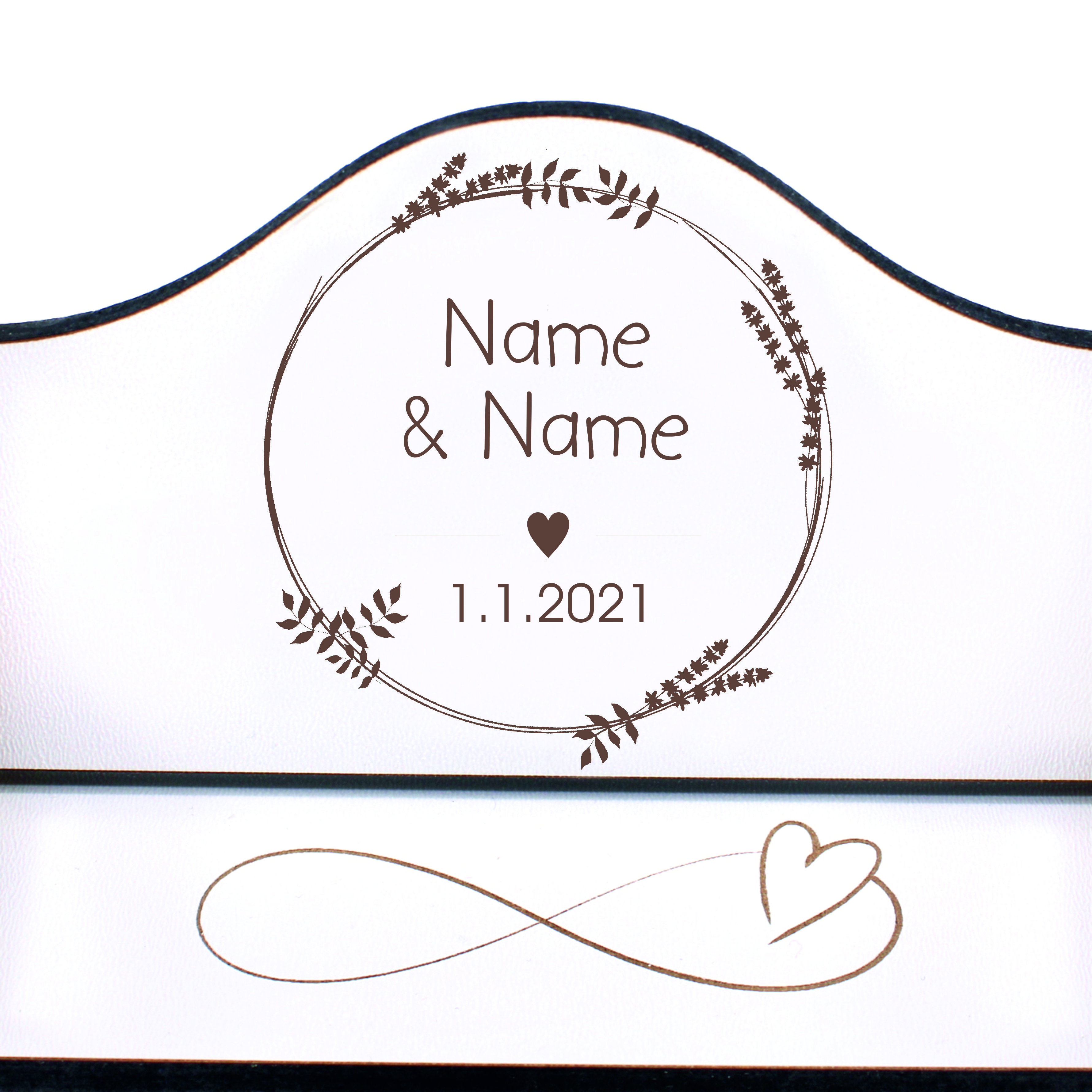 Geldgeschenk Hochzeit  Geschenk personalisiert mit Name und Datum