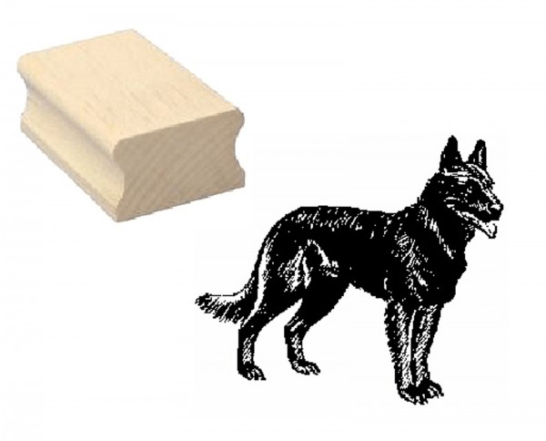 Motivstempel « BELGISCHER SCHÄFERHUND » Hund